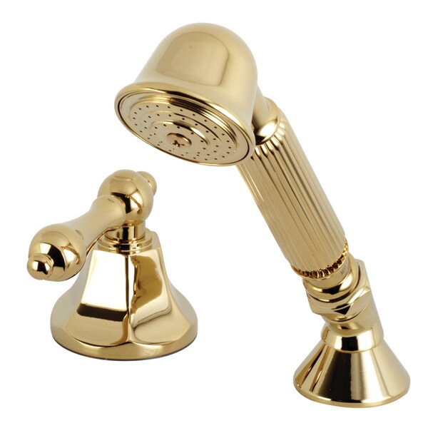 Transfer Valve Set For Roman Tub Filler, Polished Brass